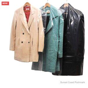 40Pcs Clear Plastic Garment Bags Dust Covers Hanging Storage